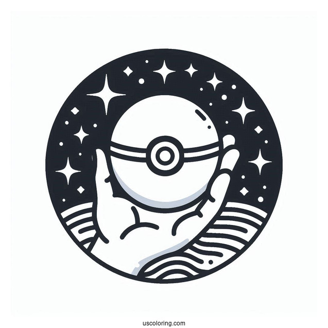 Pokeball About To Release A Pokéball Coloring Page