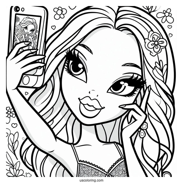 Cloe Taking A Selfie