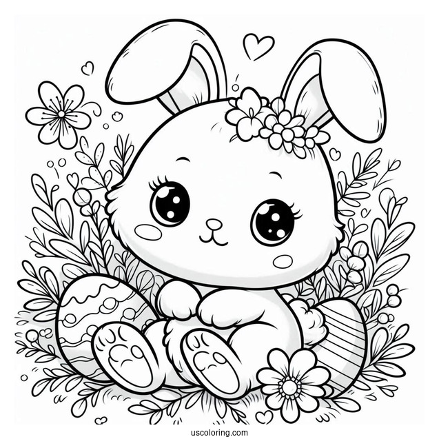 Cute Baby Bugs Bunny Coloring Page