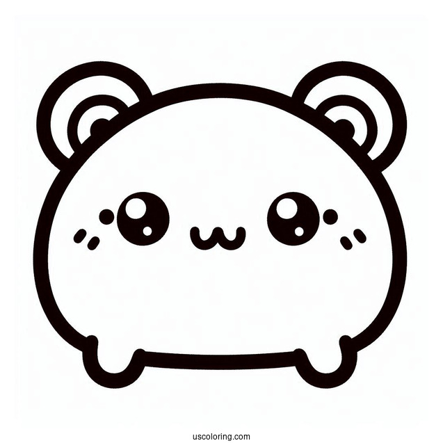 Sumikko Gurashi Coloring Page Of Tokage Outline For Preschoolers