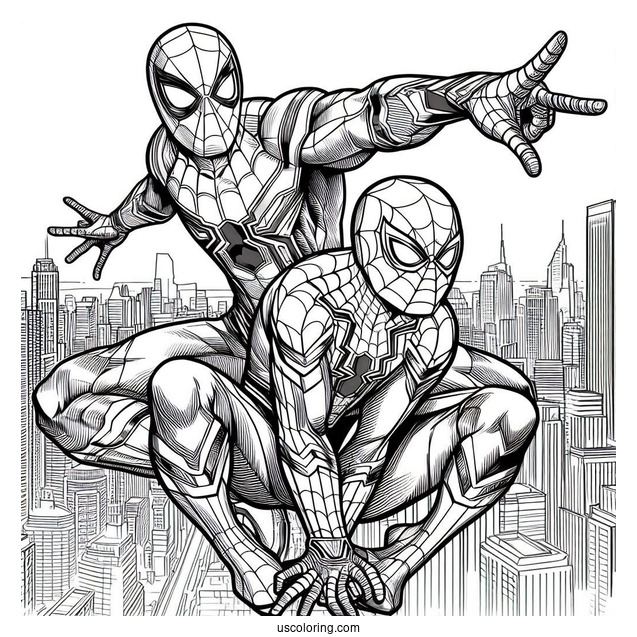 Spider-Man And Iron Man Working Together