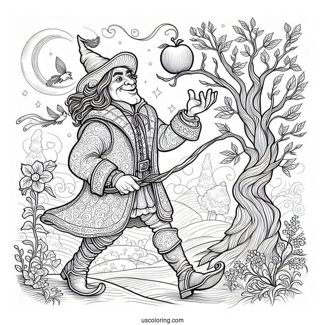 Rumpelstiltskin Coloring Page