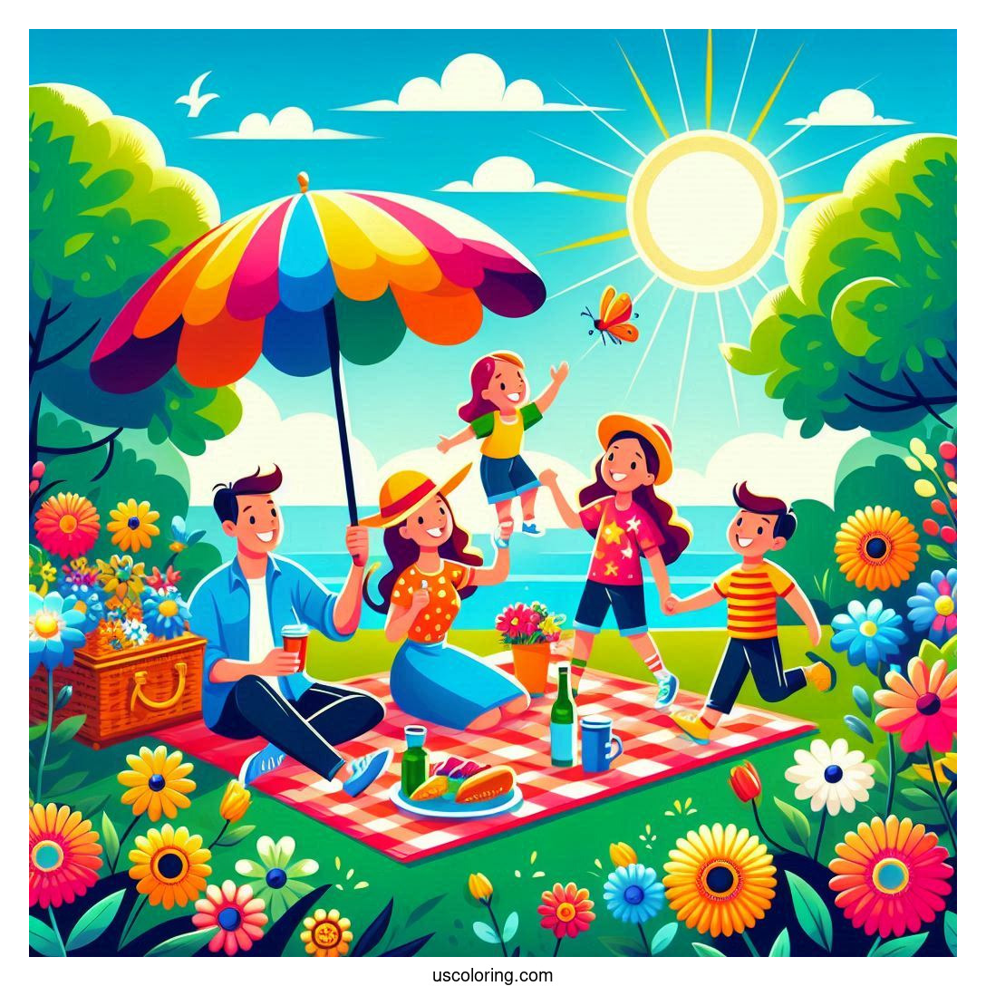 The Simpsons Coloring Pages Featured Image