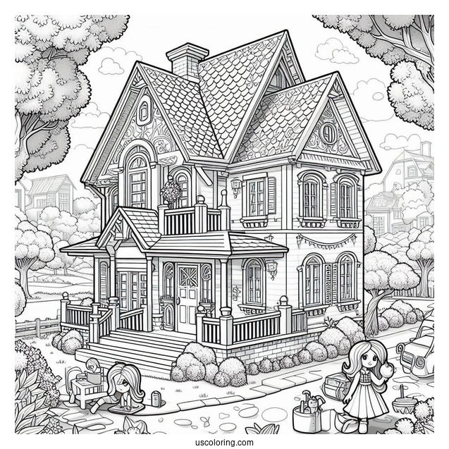 Barbie Dreamhouse Adventures To Color