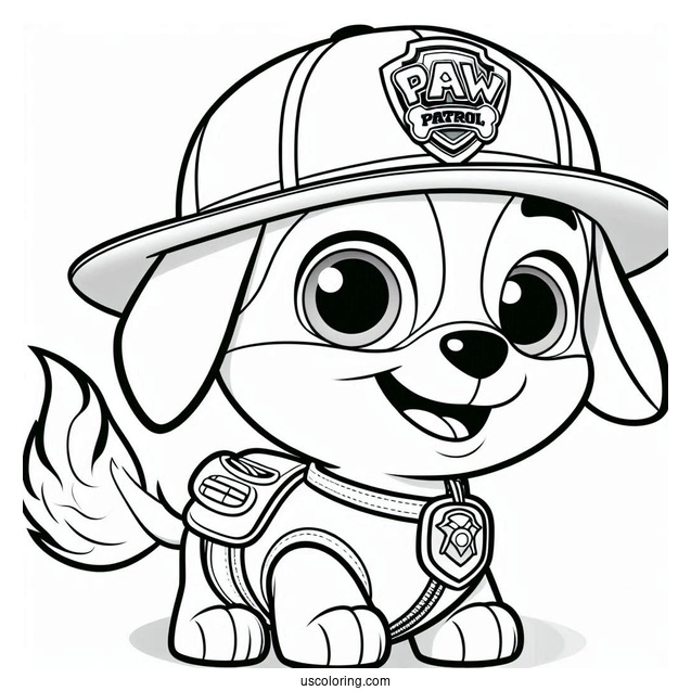 Coloring Page Of Zuma From Paw Patrol