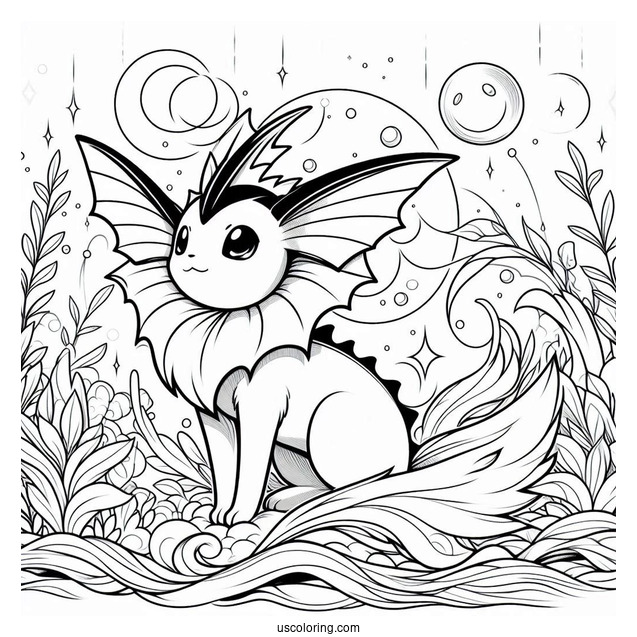 Vaporeon Eevee In the Ocean