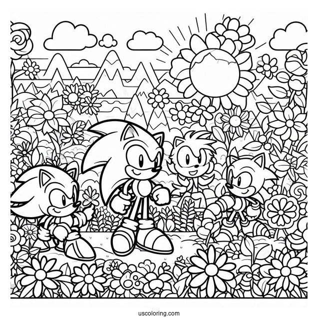 Simple Sonic Exe Coloring Page Bloodied With Torn Gloves