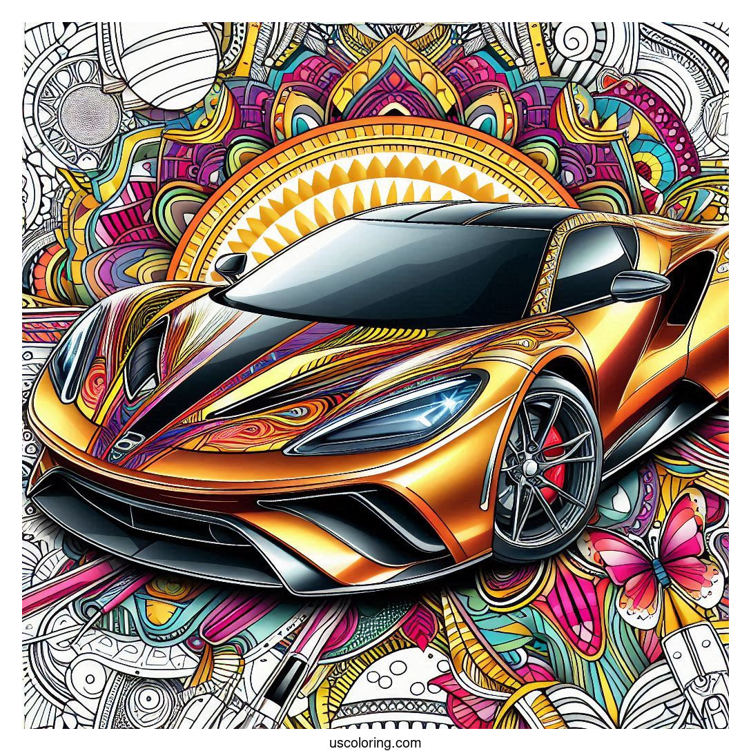 Porsche Coloring Pages Featured Image