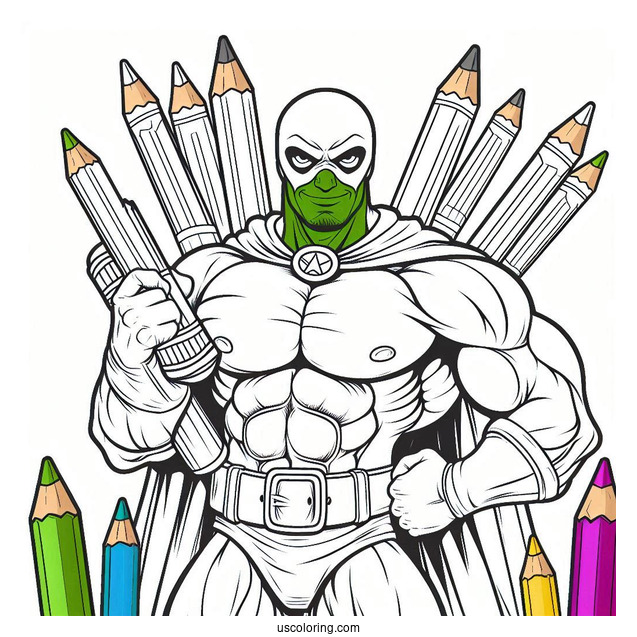 The Hulk Coloring Page Behind Spider Man For Kids