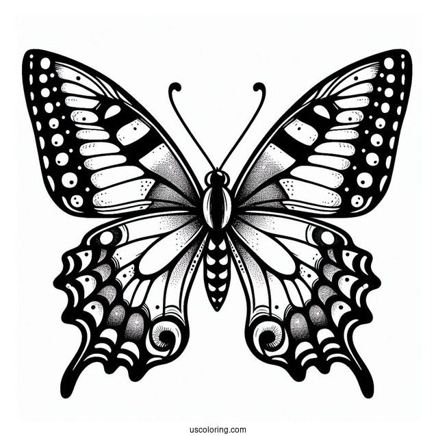 Easy Swallowtail Butterfly For Kids