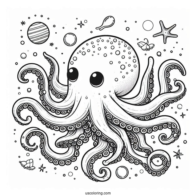 Macroctopus Coloring Page