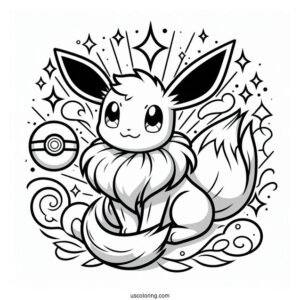Eevee Summoned From PokeBall