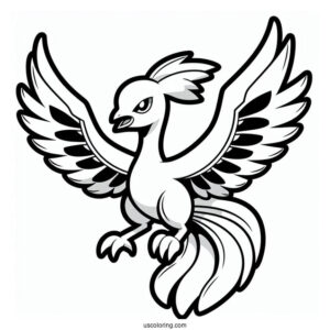 Moltres Pokemon To Color In