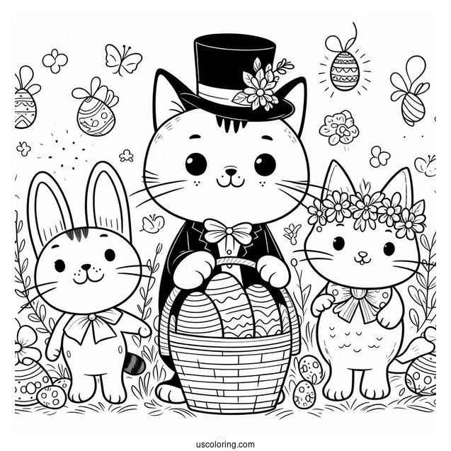 Easter Themed Pete The Cat_