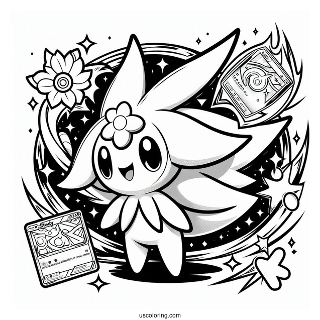 M Starmie EX Stellar Storm Coloring Sheet