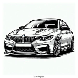 BMW Coloring Page