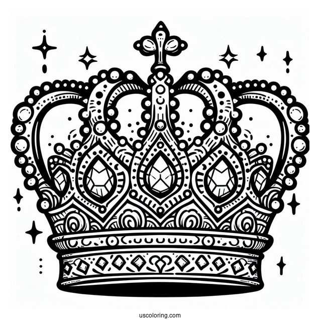 Crown With Multiple Gems