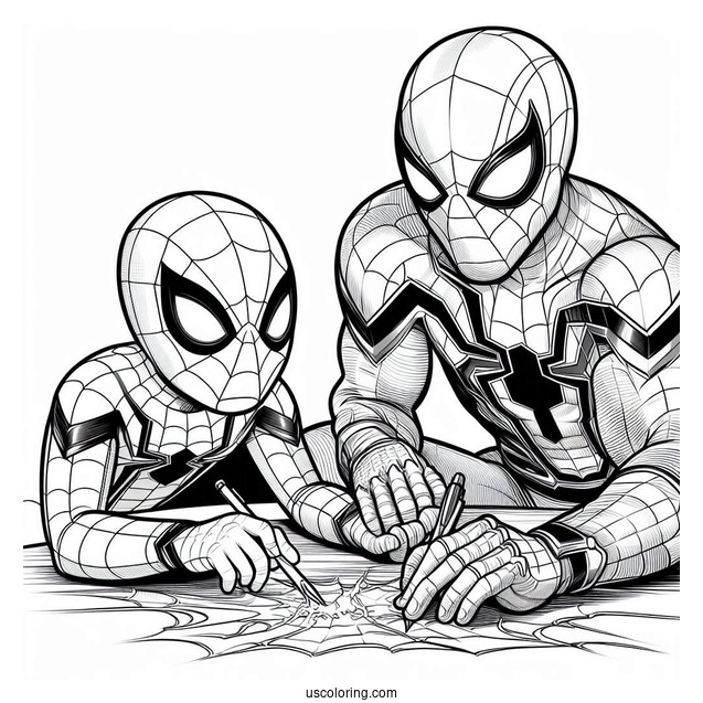 Spider-Man And Iron Man Working Together