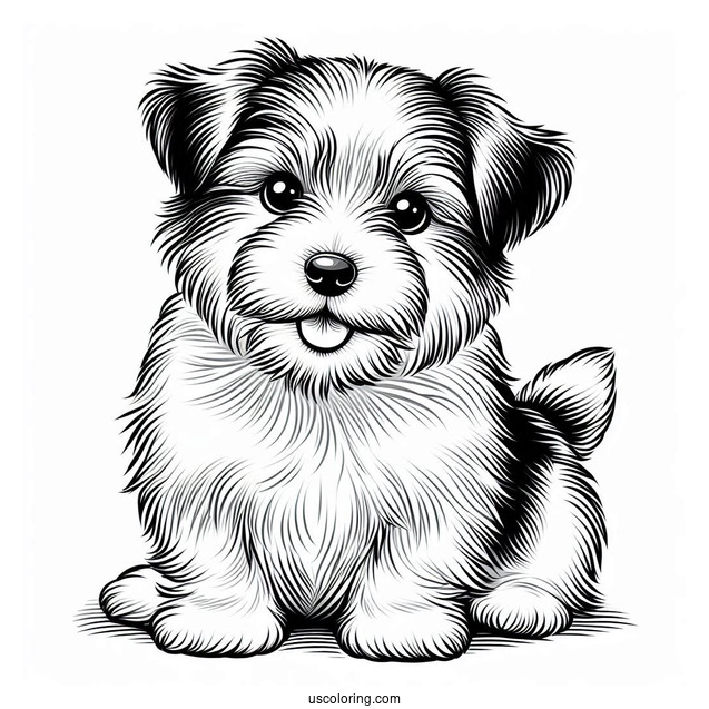 Furry Jack Russell Terrier