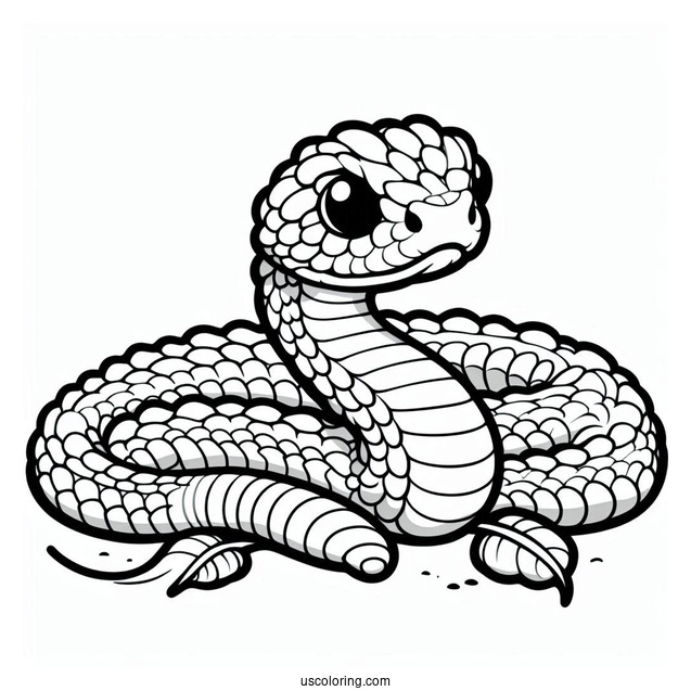 Baby Venomous Rattlesnake