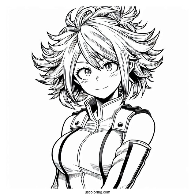 Katsuki Bakugo Of My Hero Academia Coloring Page