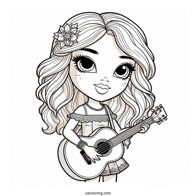 Eitan Bratz Doll Playing Guitar