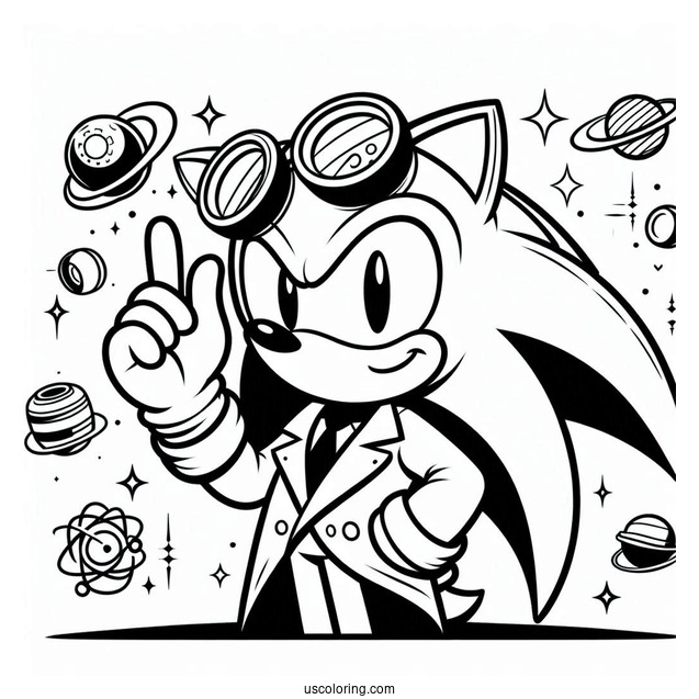 Doctor Ivo _Eggman_ Robotnik Coloring Page