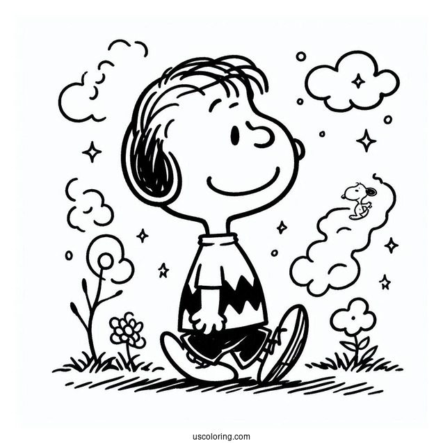 Coloring Page Of Linus