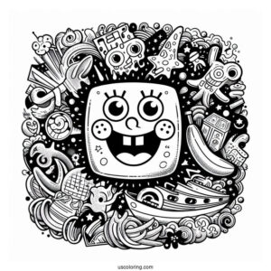 Nickelodeon Coloring Page Of Logo