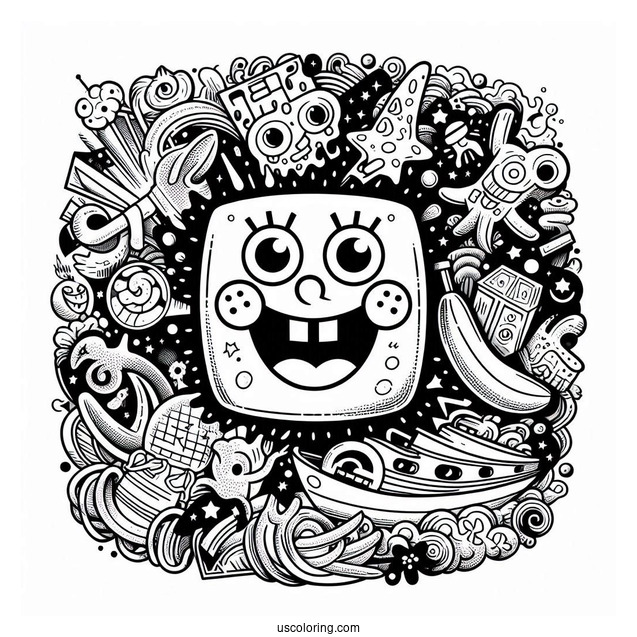 Nickelodeon Coloring Page Of Logo