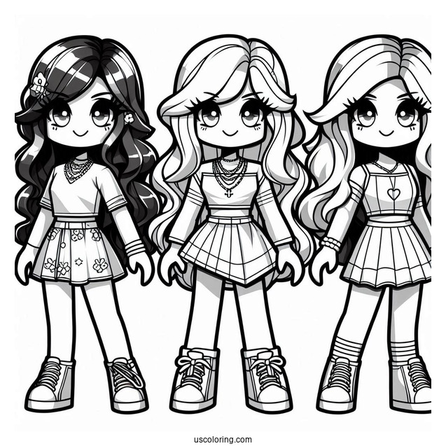 Roblox Character Skin Coloring For Kids