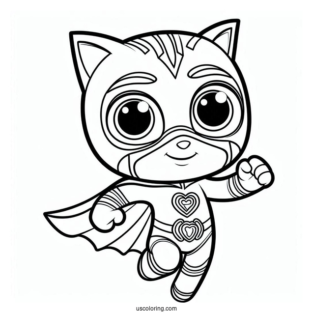 PJ Masks Coloring Page Of Munki Gu