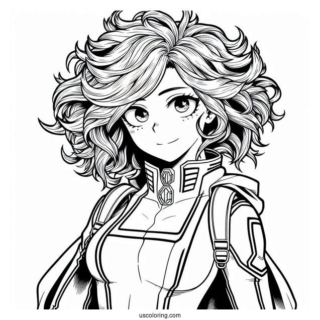 My Hero Academia Coloring Page The Movie Poster