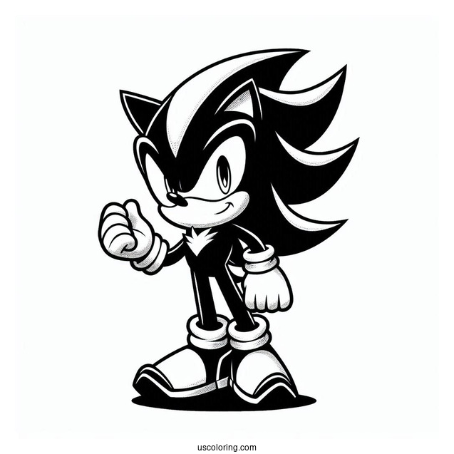 Shadow Coloring Page The Hedgehog, Sonic, And Silver Logos