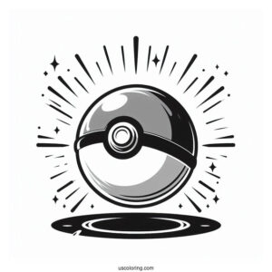 Pokeball About To Release A Pokéball Coloring Page