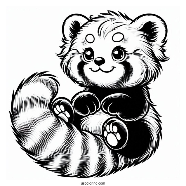 Meilin Lee Red Panda To Color