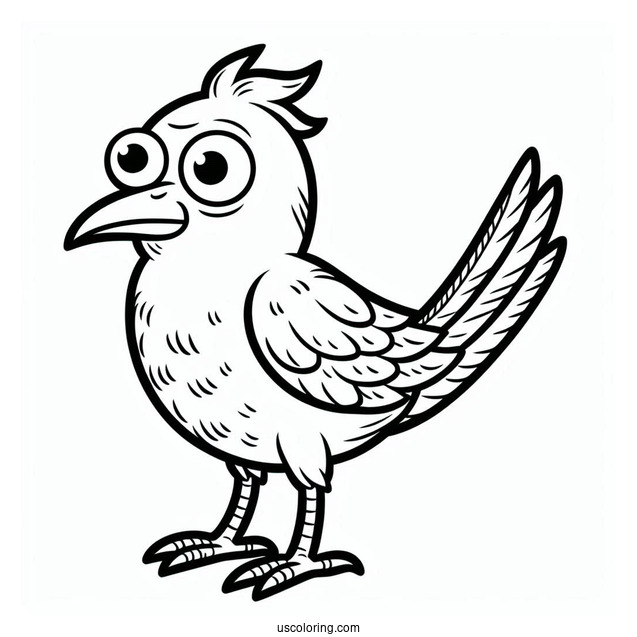 Birdperson From Rick And Morty To Color