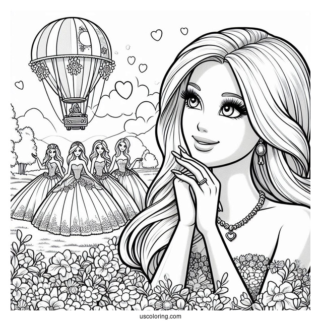 Barbie Movie Coloring page
