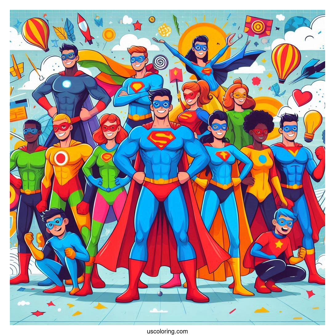 power rangers feature image coloring pages