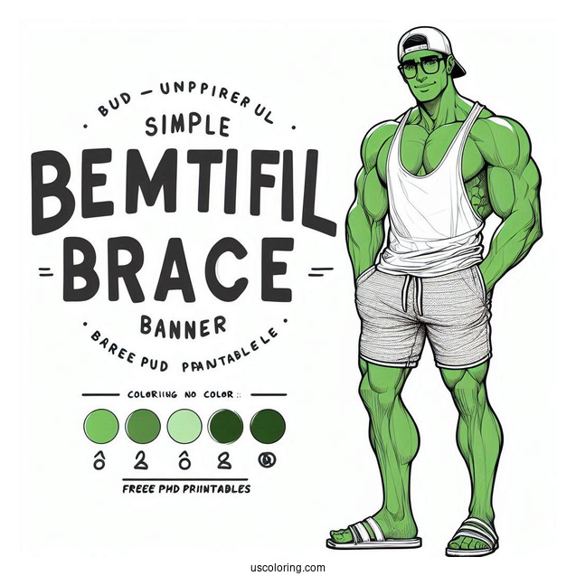 Brace Banner Hulk Wearing Glasses