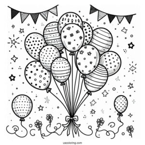 Bunch Of Party Balloons