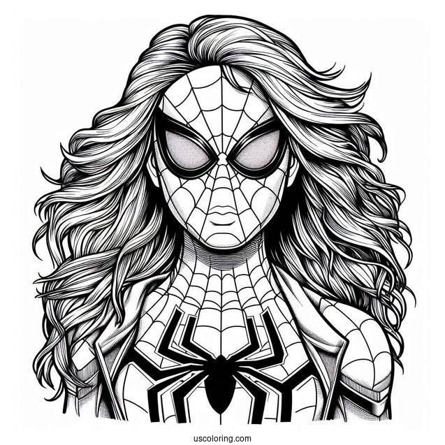 MJ _Michelle_ Coloring Page