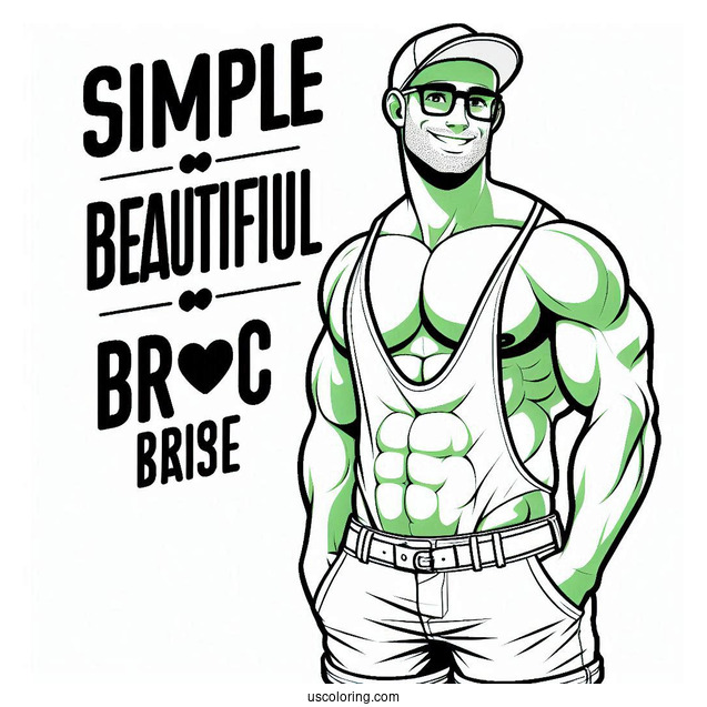 Brace Banner Hulk Wearing Glasses