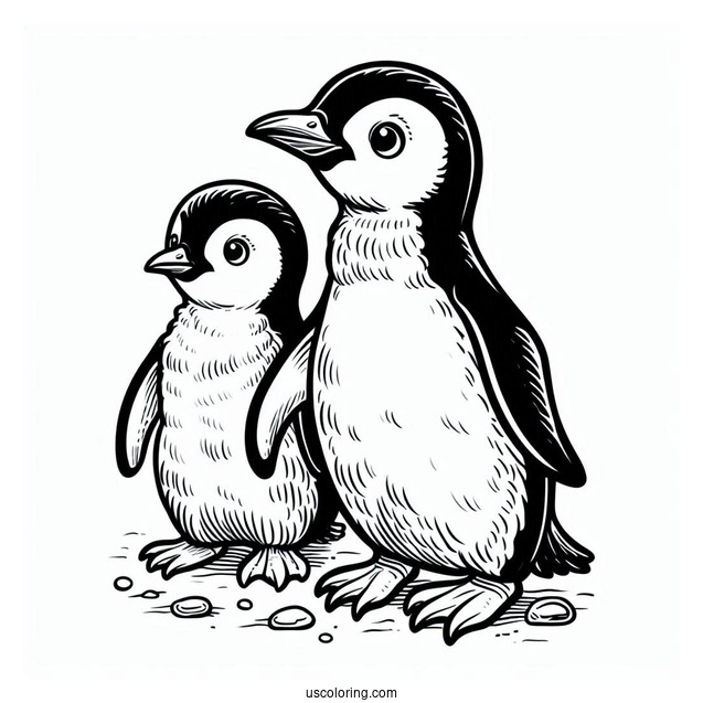 Madagascar Penguins Coloring Pages