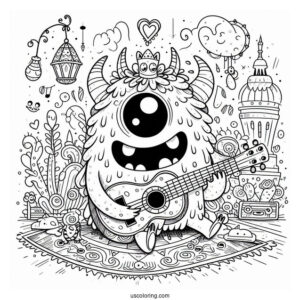 My Singing Monsters Coloring PageOf Quarrister