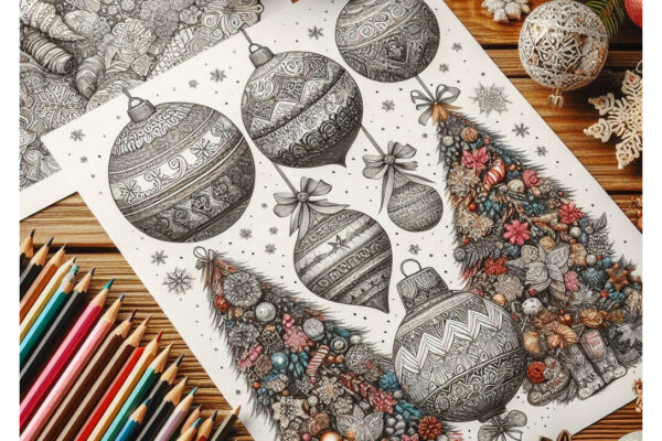 Christmas Coloring Pages For Adultsv2