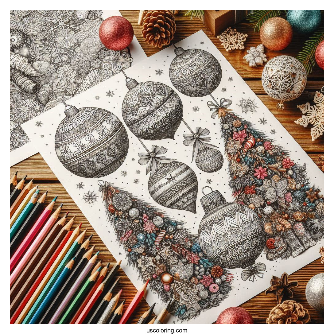 Christmas Coloring Pages For Adultsv2