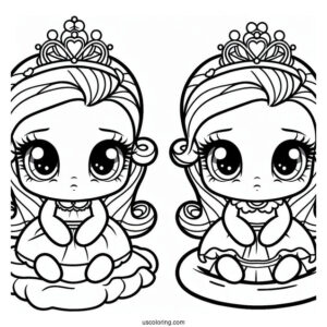 Baby Rarity Coloring Page For Kids