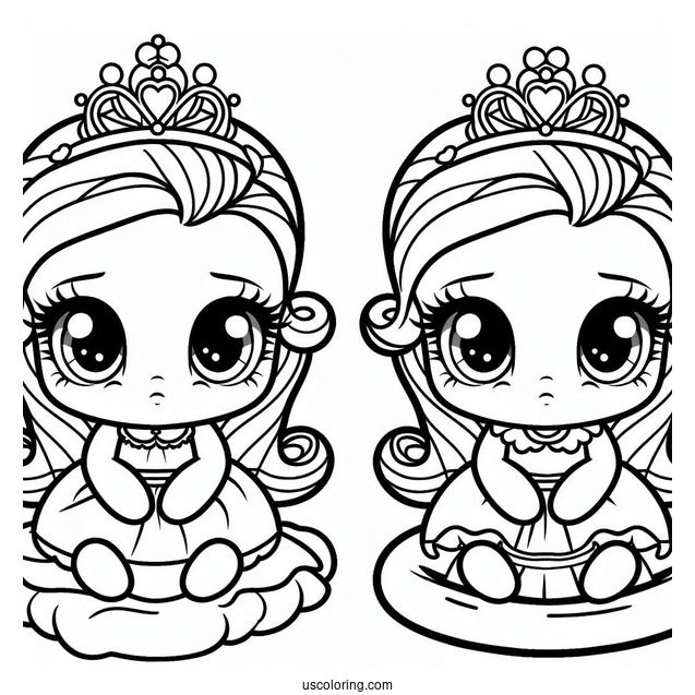 Baby Rarity Coloring Page For Kids