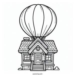 Balloon House From Pixar Movie Up To Color